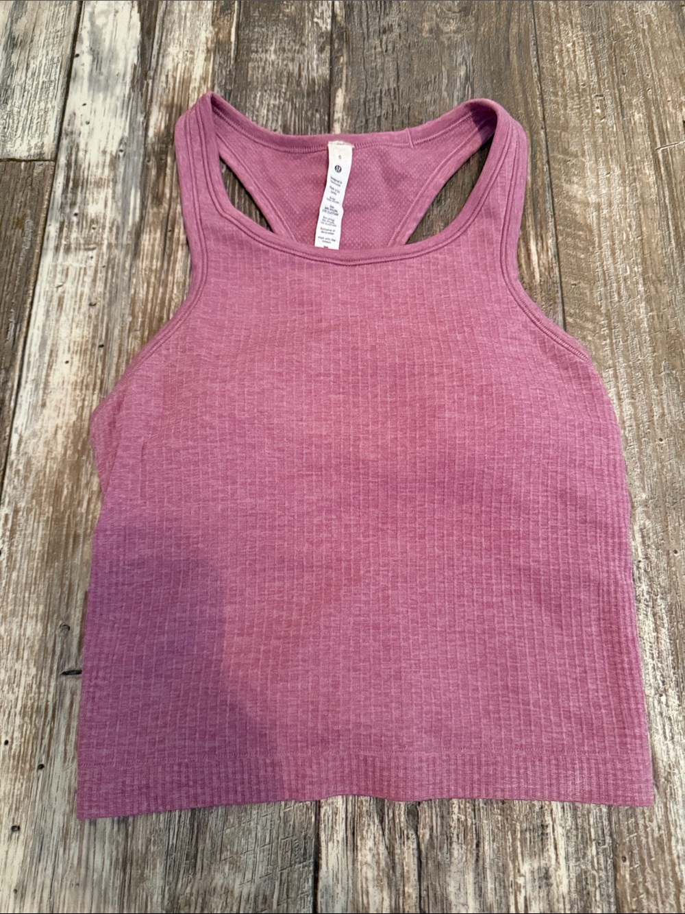 lululemon athletica Ribbed Racerback Cropped Tank